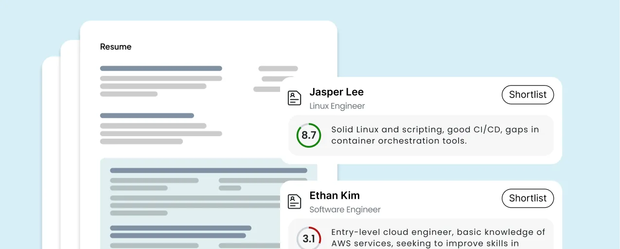 AI Resume Screening UI