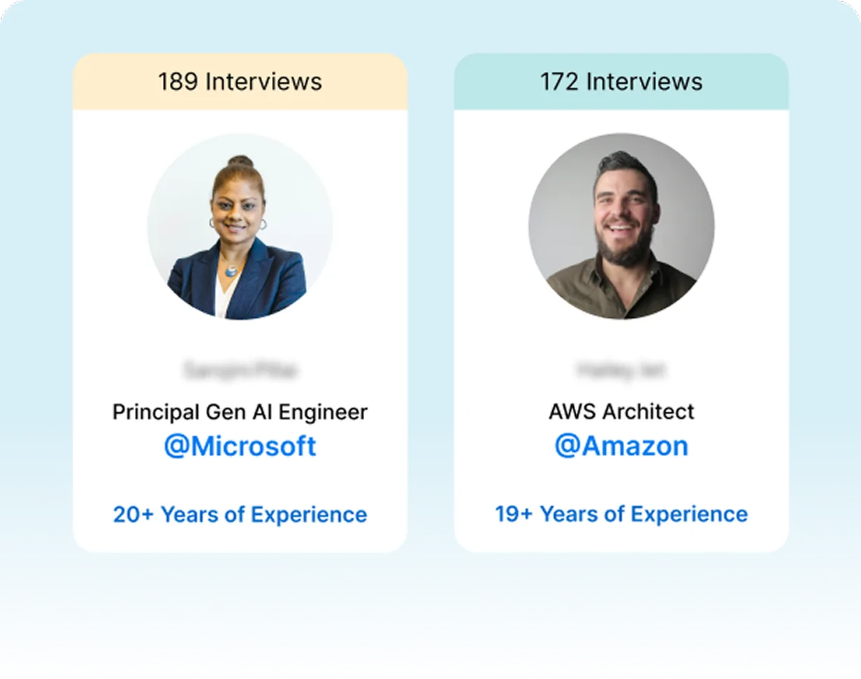 Expert Human Interviewers
