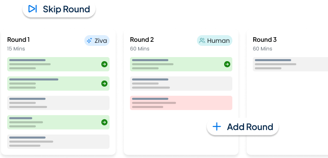 Multi-Round Interviews UI
