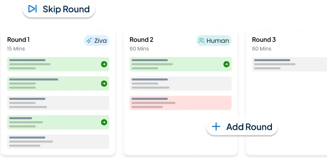 Multi-Round Interviews UI