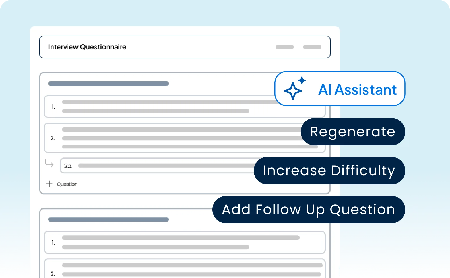 AI Questionnaire Creation