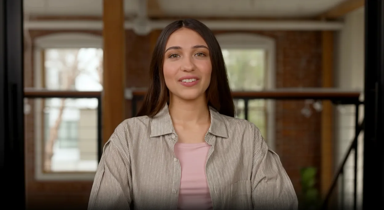 Ziva - FlairX AI interviewer conducting automated video interviews