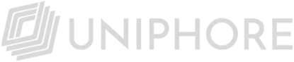 UniPhore logo — trusted FlairX customer
